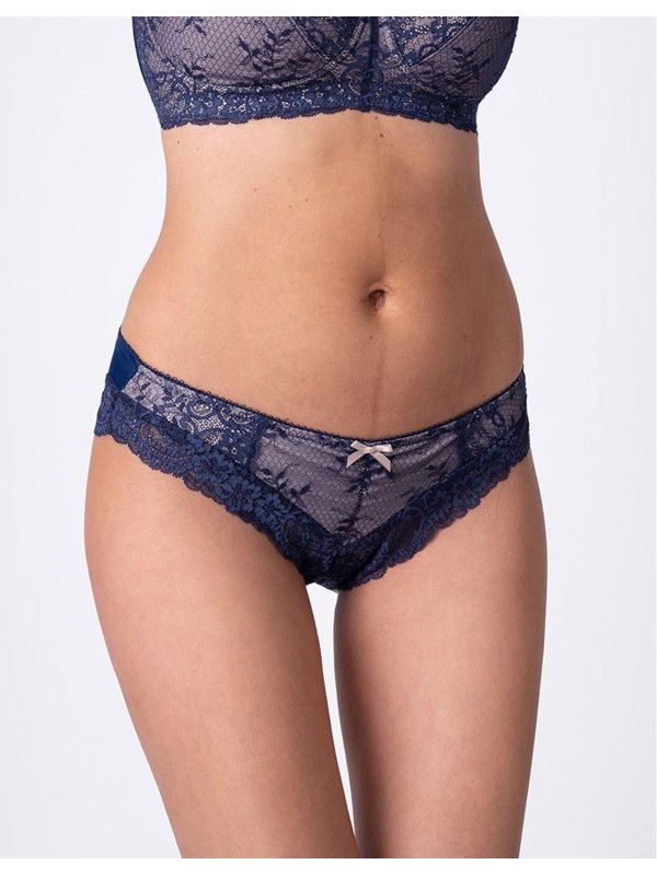 Culotte grossesse dentelle bleue Valeria