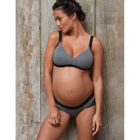 Soutien gorge allaitement Serena gris