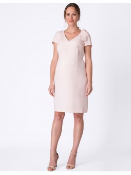 Robe de grossesse habillée Kylie rose blush