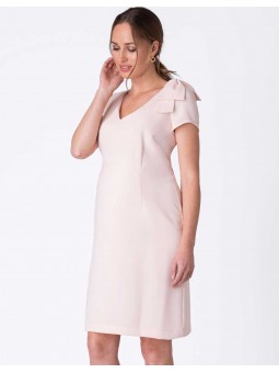 Robe de grossesse habillée Kylie rose blush