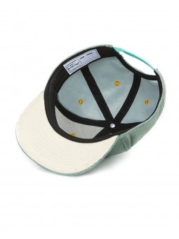 Casquette velours bleu gris sweet baby