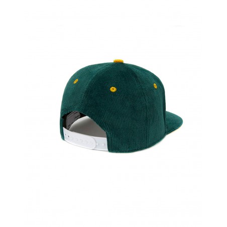 Casquette velours vert emeraude