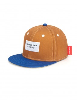 Casquette tissu mini caramel