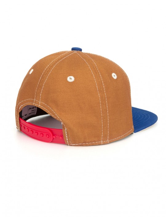 Casquette tissu mini caramel