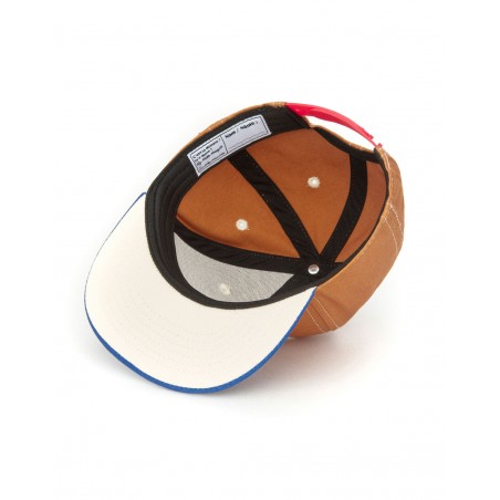 Casquette tissu mini caramel