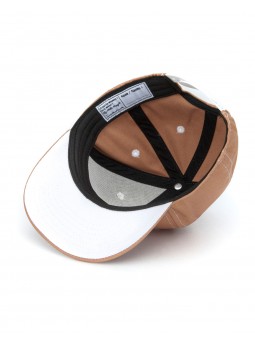 Casquette tissu mini caramel