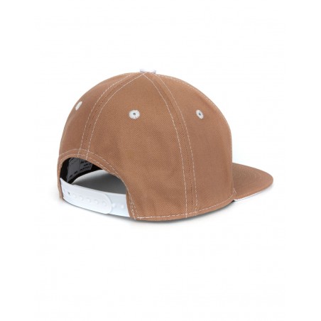 Casquette tissu mini caramel