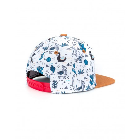 Casquette tissu enfant imprimée Lama