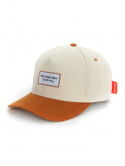 Casquette tissu mini caramel