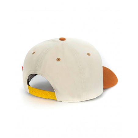 Casquette tissu mini caramel