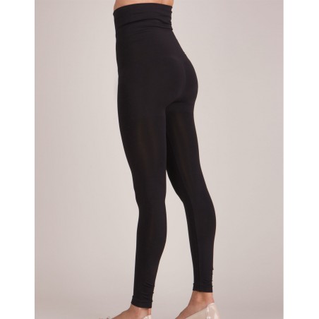 Legging après grossesse ventre plat | Noir