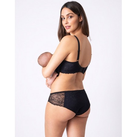 Culotte grossesse dentelle | Raleigh bleu nuit