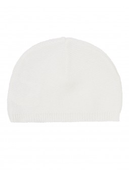 Bonnet petite maille | Blanc