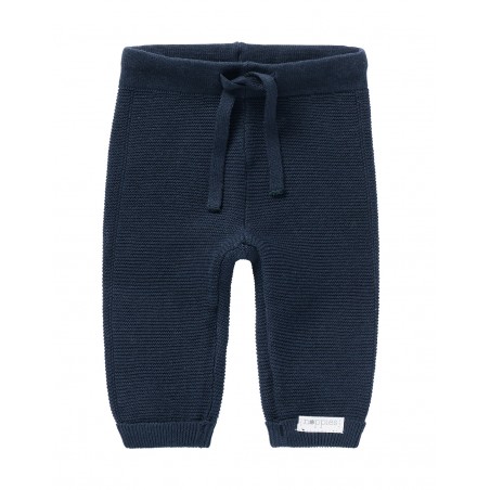 Pantalon bleu fine maille | Grover