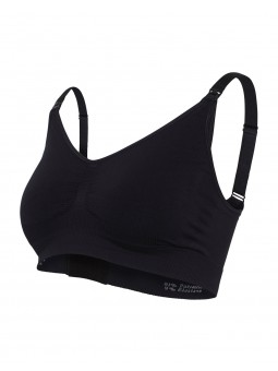 Soutien gorge allaitement sans coutures | Noir