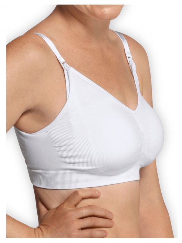 Soutien gorge allaitement sans coutures | Blanc