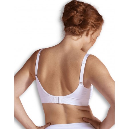 Soutien gorge allaitement sans coutures | Blanc