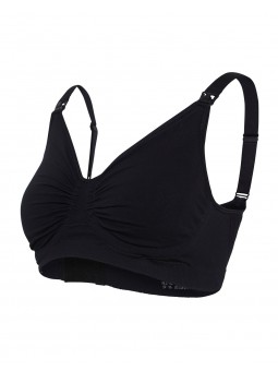 Soutien gorge allaitement armatures gel| Noir