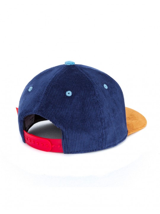 Casquette velours | Indigo