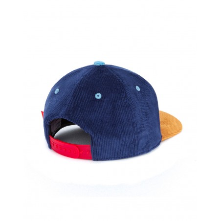 Casquette velours | Indigo