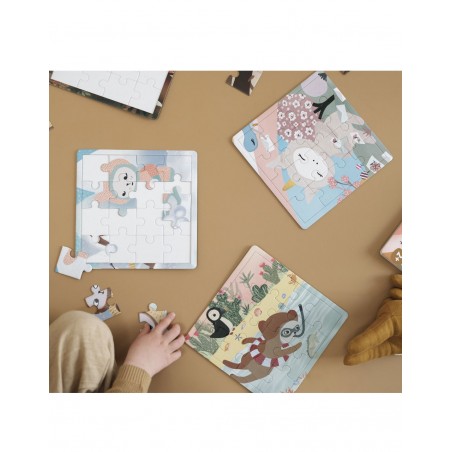 Set de 4 puzzles Quatre saisons