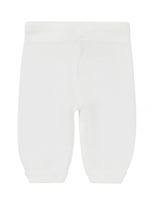 Pantalon blanc fine maille | Grover