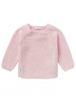 Gilet bébé tricot rose | Pino