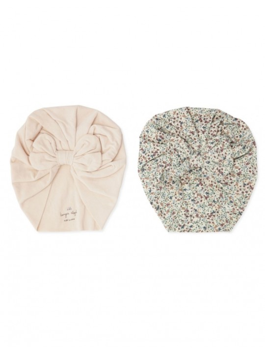 Duo turbans bonnets Bambi | Louloudi