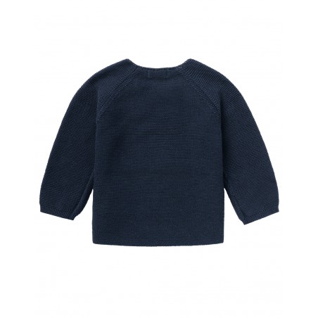 Gilet bébé tricot marine | Pino