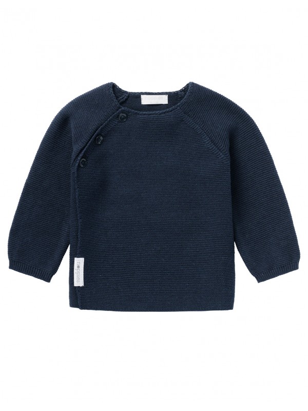 Gilet bébé tricot marine | Pino