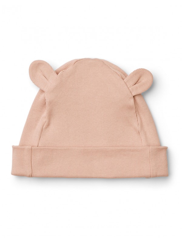 Bonnet coton | Ours rose