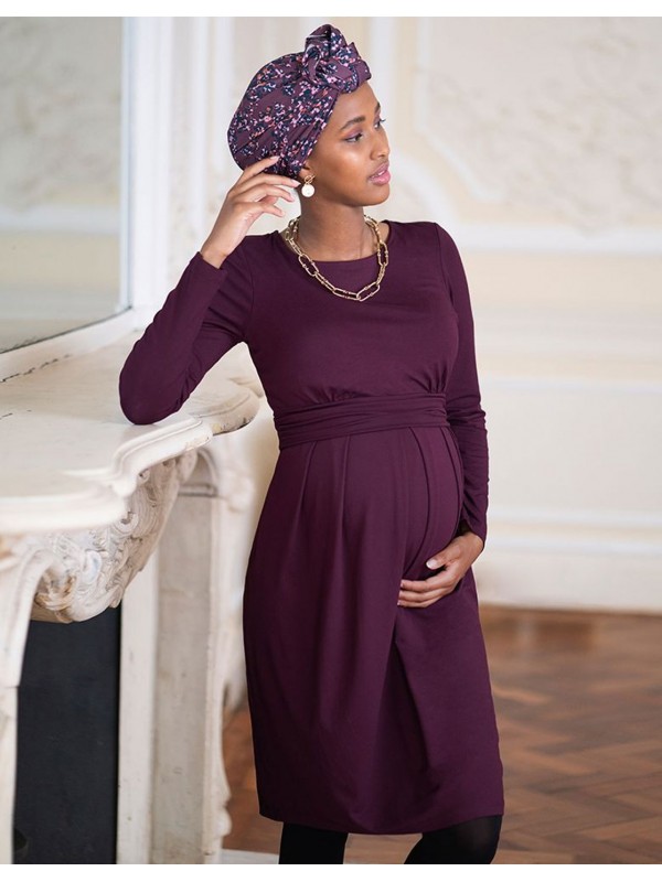 Robe future maman cassis | Peachey