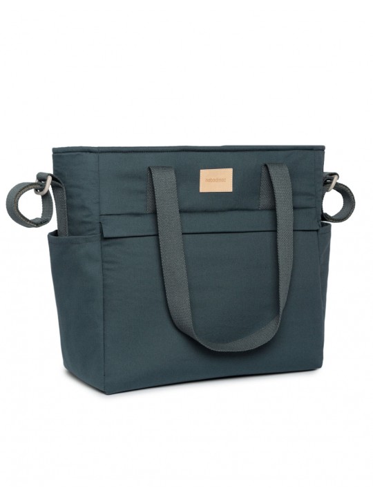 Grand sac à langer imperméable | Carbon blue