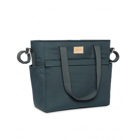 Grand sac à langer imperméable | Carbon blue