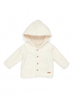 Veste teddy blanc | Little goose