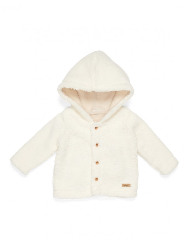 Veste teddy blanc | Little goose