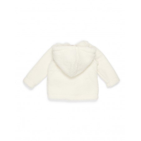 Veste teddy blanc | Little goose