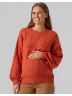 Pull de grossesse orange | Vinnie