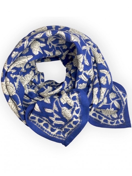 Big foulard Latika| Coeur Majorelle