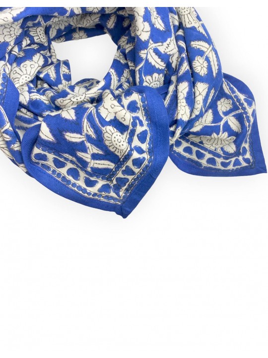 Big foulard Latika| Coeur Majorelle