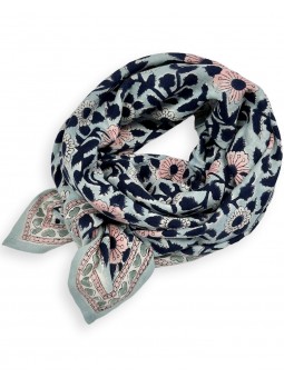 Big foulard Latika| Coeur Bleu Glacier