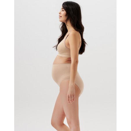 Culotte haute grossesse sans coutures | Naturel