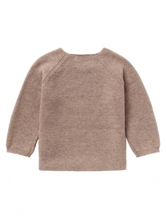 Gilet bébé tricot Pino | Taupe