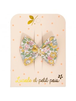 Barrette noeud ruban Liberty Betsy lemon