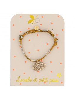 Bracelet nuage or Liberty Capel moutarde