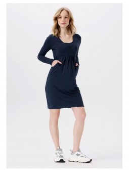 Robe grossesse allaitement | Gaja Bleu nuit