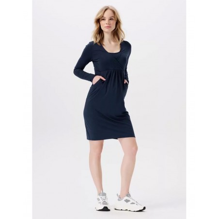 Robe grossesse allaitement | Gaja Bleu nuit