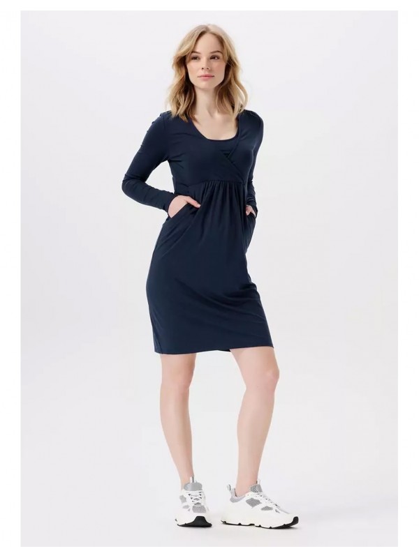 Robe grossesse allaitement | Gaja Bleu nuit