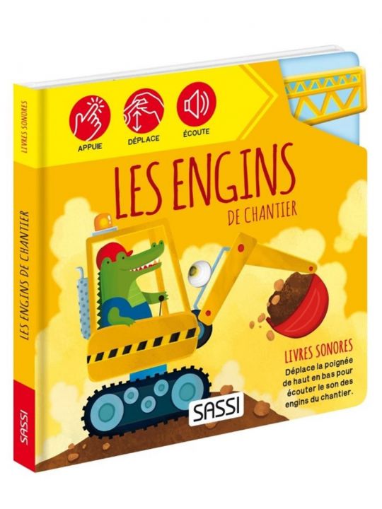 Livre sonore | Les engins de chantier