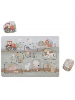 Puzzle sonore en bois | Little Farm